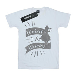 Disney - T-shirt ALICE IN WONDERLAND WEIRD AND WACKY - Femme (Blanc)