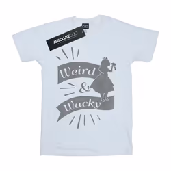 Disney - T-shirt ALICE IN WONDERLAND WEIRD AND WACKY - Femme (Blanc)