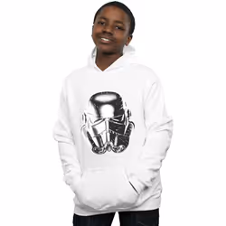 Star Wars - Sweat à capuche WARP SPEED - Garçon (Blanc)