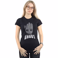 Marvel - T-shirt GUARDIANS OF THE GALAXY - Femme (Noir)