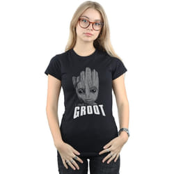 Marvel - T-shirt GUARDIANS OF THE GALAXY - Femme (Noir)