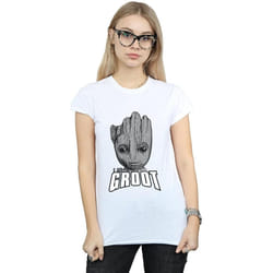 Marvel - T-shirt GUARDIANS OF THE GALAXY - Femme (Blanc)