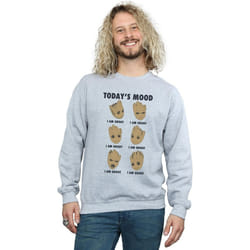 Marvel - Sweat GUARDIANS OF THE GALAXY TODAY'S MOOD - Homme (Gris chiné)