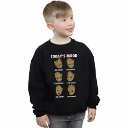 Marvel - Sweat GUARDIANS OF THE GALAXY TODAY'S MOOD - Garçon (Noir)