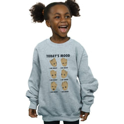 Marvel - Sweat GUARDIANS OF THE GALAXY TODAY'S MOOD - Fille (Gris chiné)