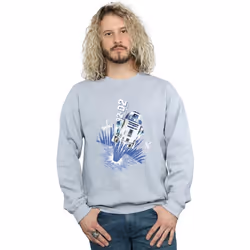 Star Wars - Sweat BLAST OFF - Homme (Gris chiné)
