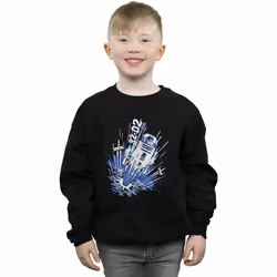 Star Wars - Sweat R2-D2 - Garçon (Noir)
