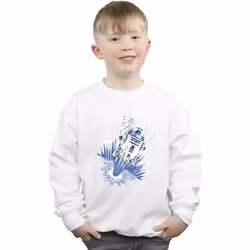 Star Wars - Sweat R2-D2 - Garçon (Blanc)