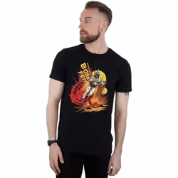 Star Wars - T-shirt ROCKET POWERED - Homme (Noir)