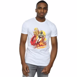 Star Wars - T-shirt ROCKET POWERED - Homme (Blanc)