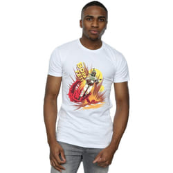 Star Wars - T-shirt ROCKET POWERED - Homme (Blanc)