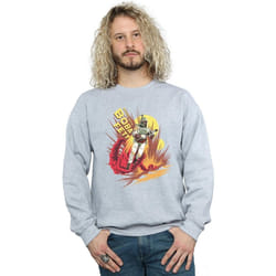 Star Wars - Sweat ROCKET POWERED - Homme (Gris chiné)