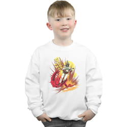 Star Wars - Sweat ROCKET POWERED - Garçon (Blanc)