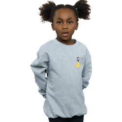 Disney Princess - Sweat - Fille (Gris chiné)