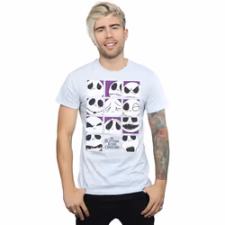 Disney - T-shirt NIGHTMARE BEFORE CHRISTMAS MANY FACES OF JACK - Homme (Gris chiné)
