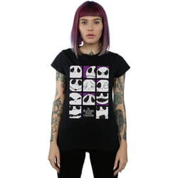 Disney - T-shirt NIGHTMARE BEFORE CHRISTMAS MANY FACES OF JACK - Femme (Noir)