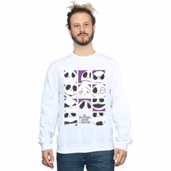 Disney - Sweat NIGHTMARE BEFORE CHRISTMAS MANY FACES OF JACK - Homme (Blanc)