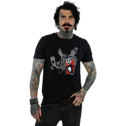 Disney - T-shirt NIGHTMARE BEFORE CHRISTMAS GHOSTS OF JACK - Homme (Noir)