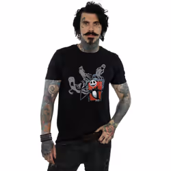 Disney - T-shirt NIGHTMARE BEFORE CHRISTMAS GHOSTS OF JACK - Homme (Noir)