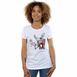 Disney - T-shirt NIGHTMARE BEFORE CHRISTMAS GHOSTS OF JACK - Femme (Blanc)