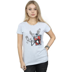 Disney - T-shirt NIGHTMARE BEFORE CHRISTMAS GHOSTS OF JACK - Femme (Gris chiné)