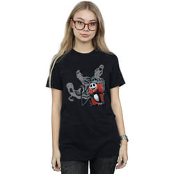 Disney - T-shirt NIGHTMARE BEFORE CHRISTMAS GHOSTS OF JACK - Femme (Noir)