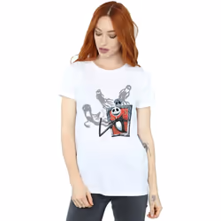 Disney - T-shirt NIGHTMARE BEFORE CHRISTMAS GHOSTS OF JACK - Femme (Blanc)