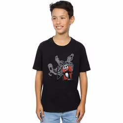 Disney - T-shirt NIGHTMARE BEFORE CHRISTMAS GHOSTS OF JACK - Garçon (Noir)