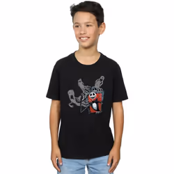 Disney - T-shirt NIGHTMARE BEFORE CHRISTMAS GHOSTS OF JACK - Garçon (Noir)