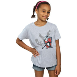 Disney - T-shirt NIGHTMARE BEFORE CHRISTMAS GHOSTS OF JACK - Fille (Gris chiné)