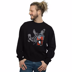 Disney - Sweat NIGHTMARE BEFORE CHRISTMAS GHOSTS OF JACK - Homme (Noir)