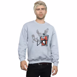 Disney - Sweat NIGHTMARE BEFORE CHRISTMAS GHOSTS OF JACK - Homme (Gris chiné)