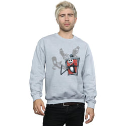Disney - Sweat NIGHTMARE BEFORE CHRISTMAS GHOSTS OF JACK - Homme (Gris chiné)