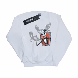 Disney - Sweat NIGHTMARE BEFORE CHRISTMAS GHOSTS OF JACK - Femme (Blanc)