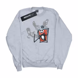 Disney - Sweat NIGHTMARE BEFORE CHRISTMAS GHOSTS OF JACK - Garçon (Gris chiné)