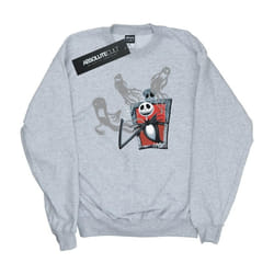 Disney - Sweat NIGHTMARE BEFORE CHRISTMAS GHOSTS OF JACK - Fille (Gris chiné)