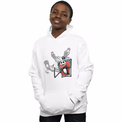 Disney - Sweat à capuche NIGHTMARE BEFORE CHRISTMAS GHOSTS OF JACK - Garçon (Blanc)