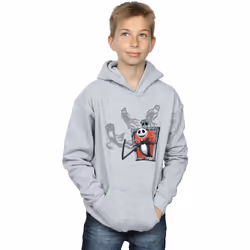 Disney - Sweat à capuche NIGHTMARE BEFORE CHRISTMAS GHOSTS OF JACK - Garçon (Gris chiné)