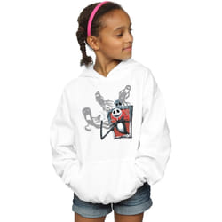Disney - Sweat à capuche NIGHTMARE BEFORE CHRISTMAS GHOSTS OF JACK - Fille (Blanc)