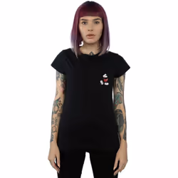 Disney - T-shirt KICKIN - Femme (Noir)