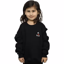 Disney - Sweat KICKIN - Fille (Noir)
