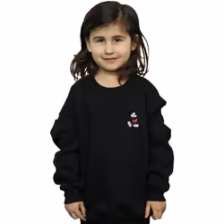 Disney - Sweat KICKIN - Fille (Noir)