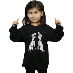Disney - Sweat DALMATIANS - Fille (Noir)
