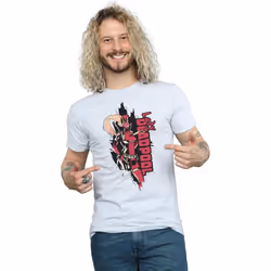 Marvel - T-shirt LADY DEADPOOL - Homme (Gris chiné)