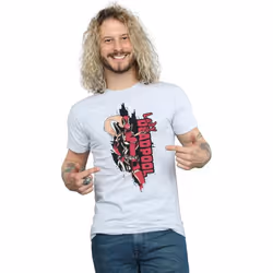 Marvel - T-shirt LADY DEADPOOL - Homme (Gris chiné)