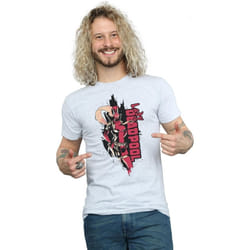 Marvel - T-shirt LADY DEADPOOL - Homme (Gris chiné)