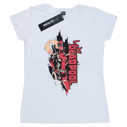 Marvel - T-shirt LADY DEADPOOL - Femme (Blanc)