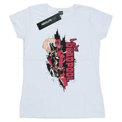 Marvel - T-shirt LADY DEADPOOL - Femme (Blanc)