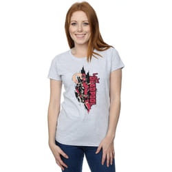 Marvel - T-shirt LADY DEADPOOL - Femme (Gris chiné)