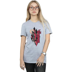 Marvel - T-shirt LADY DEADPOOL - Femme (Gris chiné)